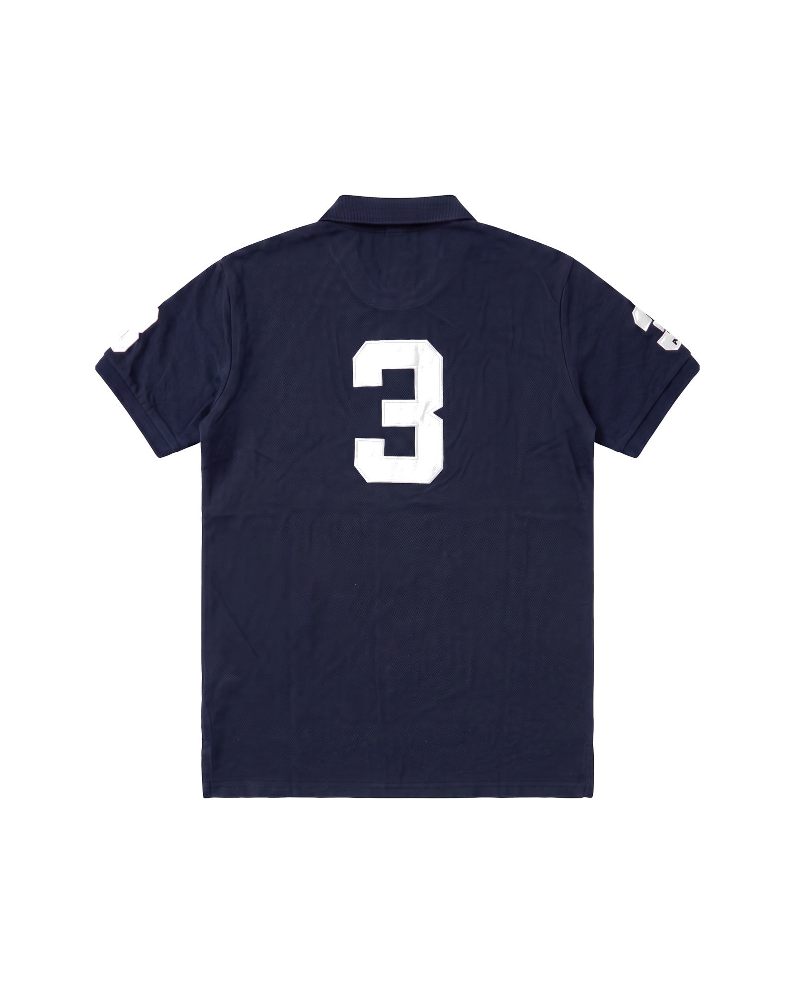 Los Angeles crest polo in navy, back