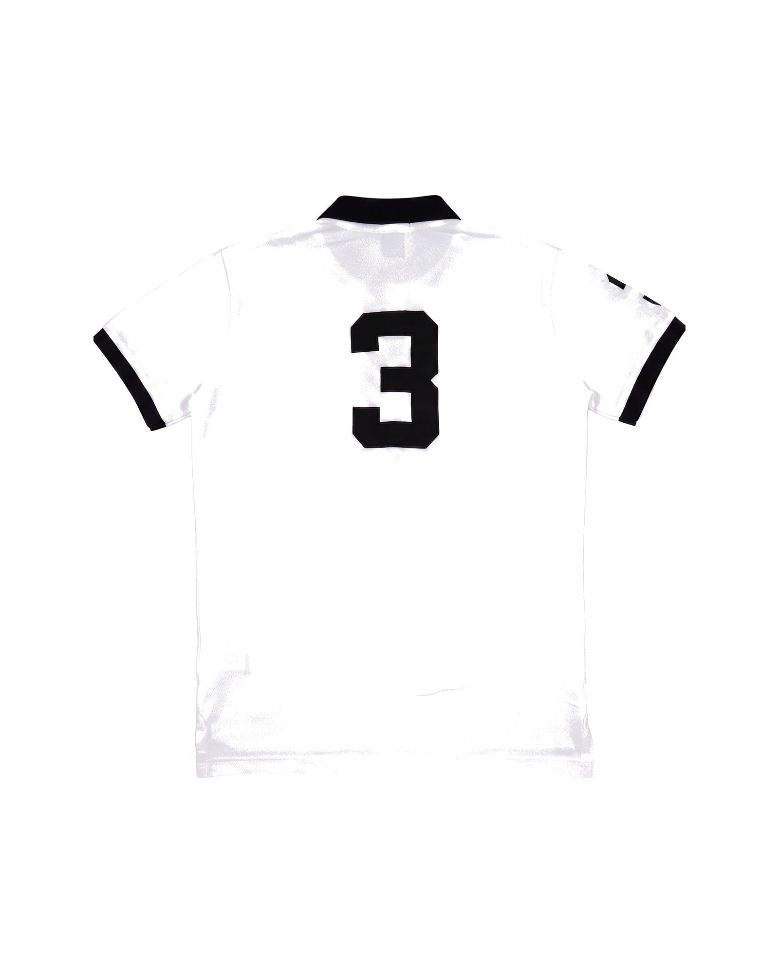 Los Angeles crest polo in white, back