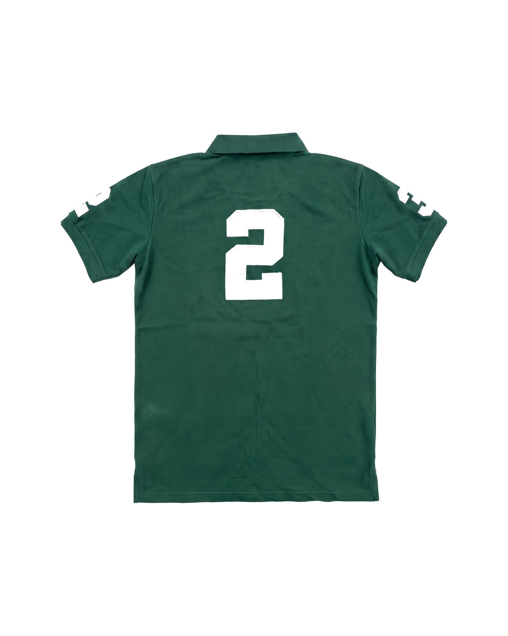 London crest polo in green, back