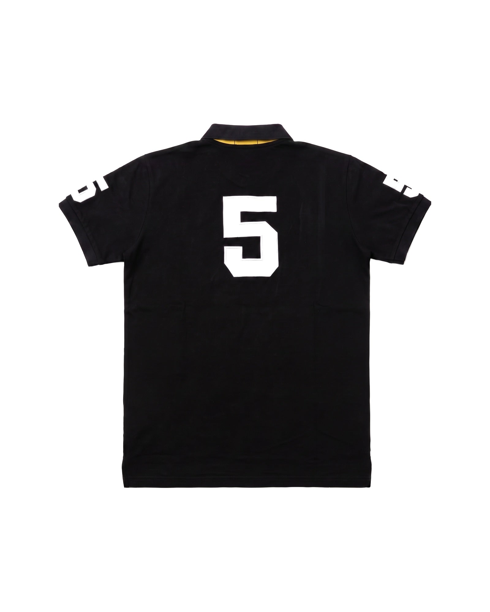Munich crest polo in black, back